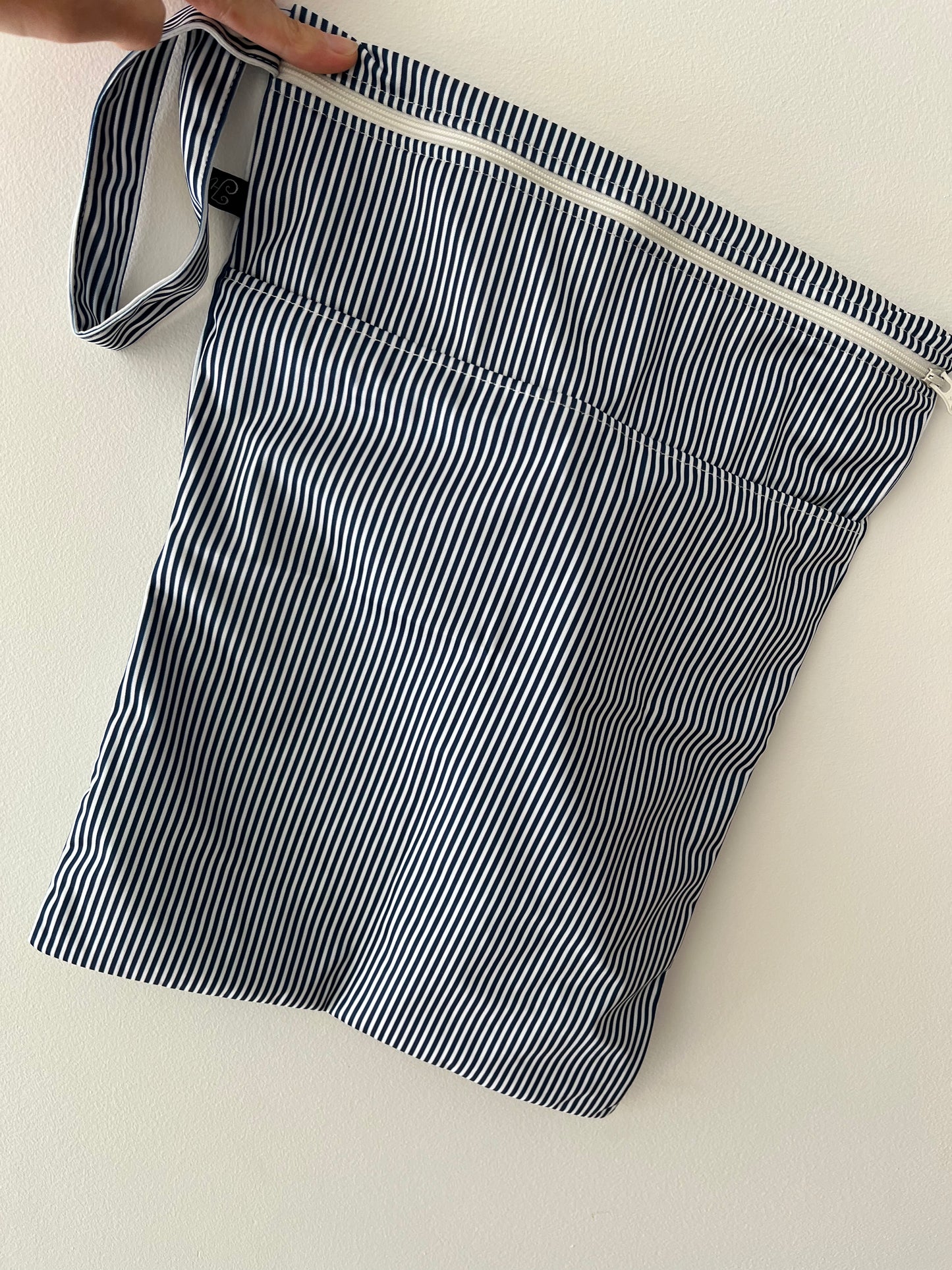 Wet Bag - Navy Stripe
