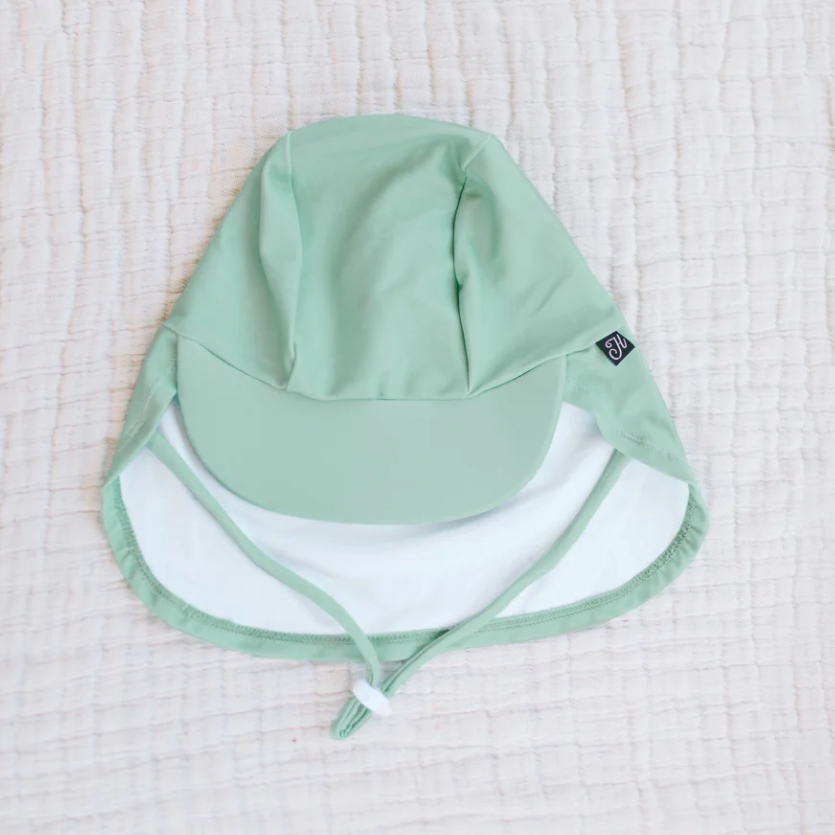 Green Full-Cover Sun Hat