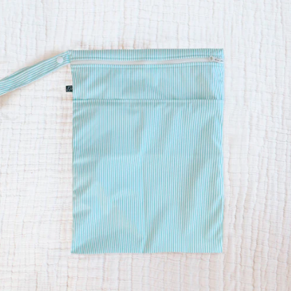 Wet Bag - Green Stripe