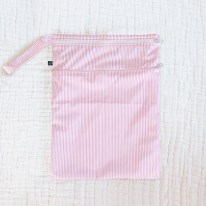 Wet Bag - Pink Stripe